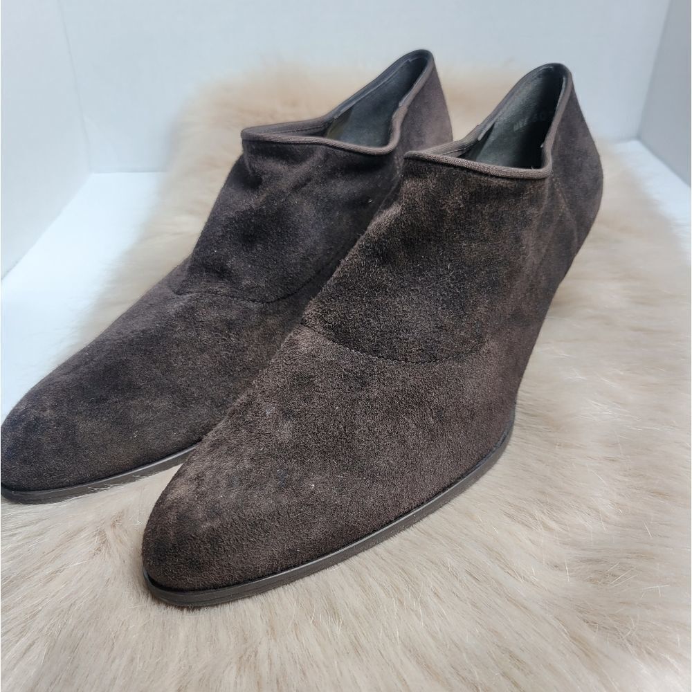 Stuart Weitzman Brown Suedeankle Bootie Shoes